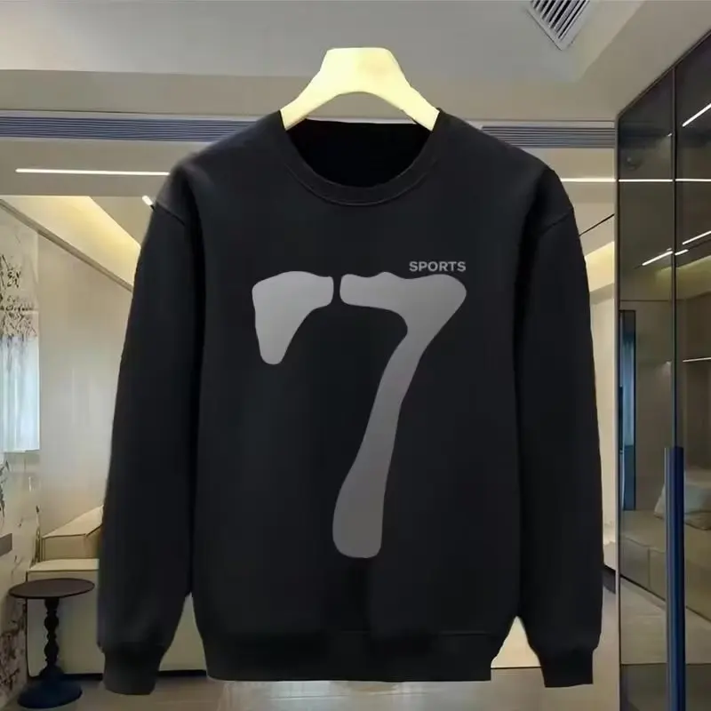 

T shirt for Men Long sleeve printed sports Tee 2025 Spring Breathable Polyester O-Neck Casua graphic Oversized Men's clothing