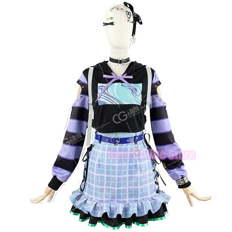 Project Sekai Colorful Stage Cosplay Costumes Wig Bag Mafuyu Mizuki Yoisaki Kanade Shinonome Ena Anime Girl 25-ji Nightcord PJSK