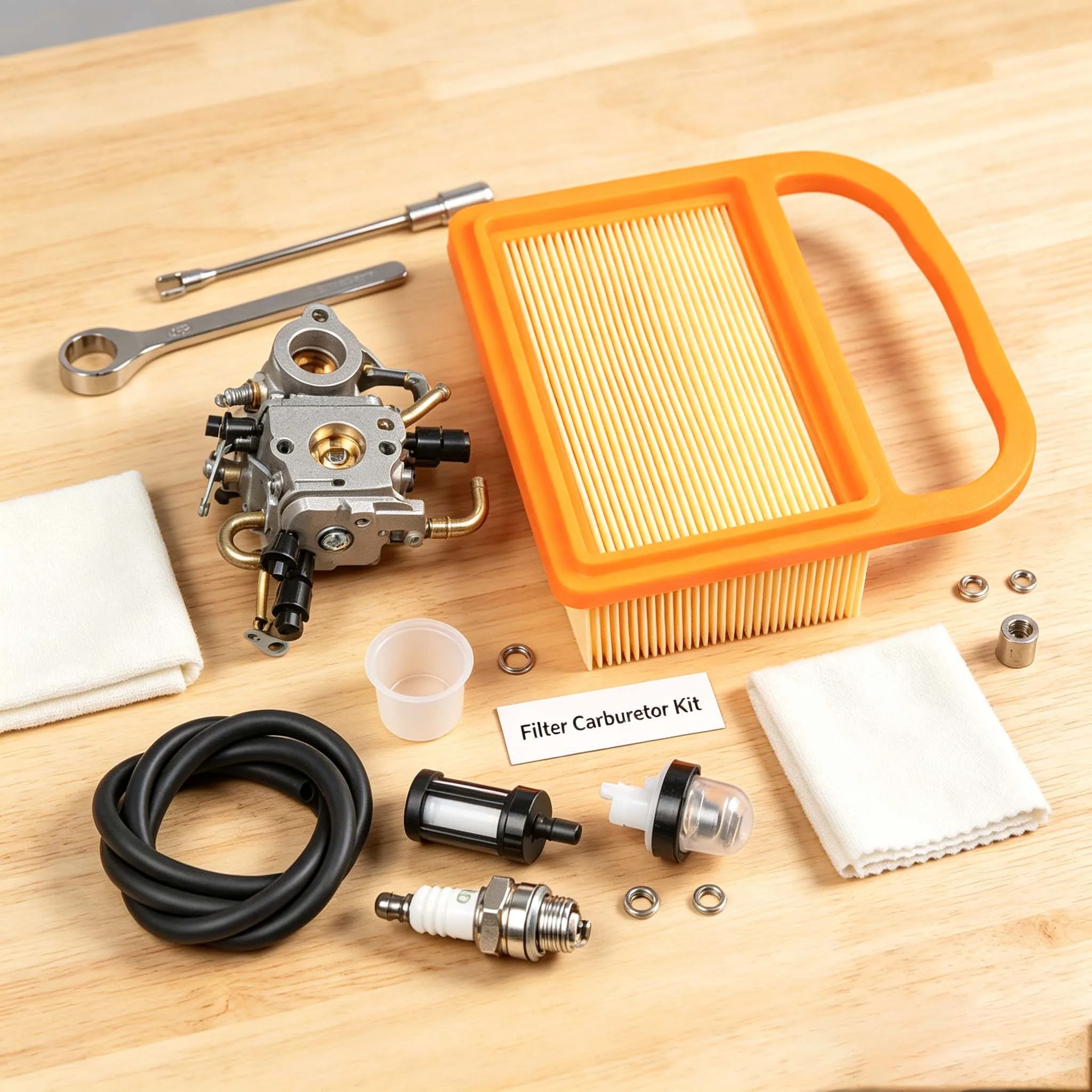 Carburetor Assembly Kit For TS410 TS420 Cut-Off Saw 4238 120 0600 For Primer Bulb Fuel Filter Lines Air Filters Replacement