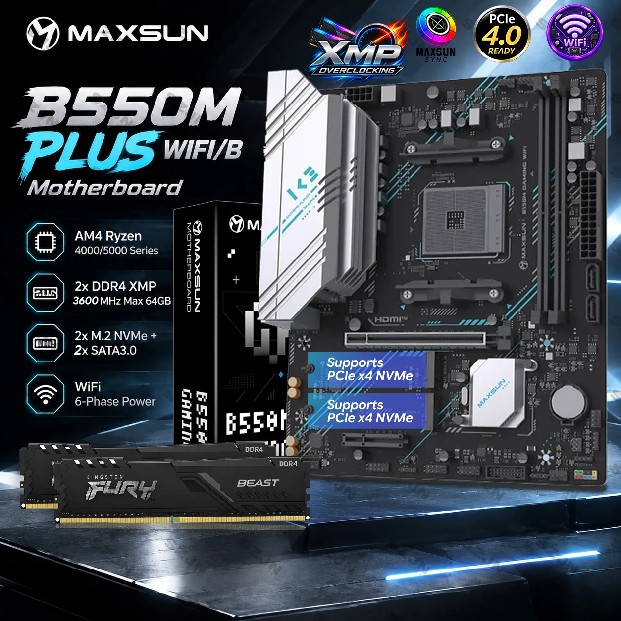 Ryzen 5 5600 B550M Motherboard - AliExpress