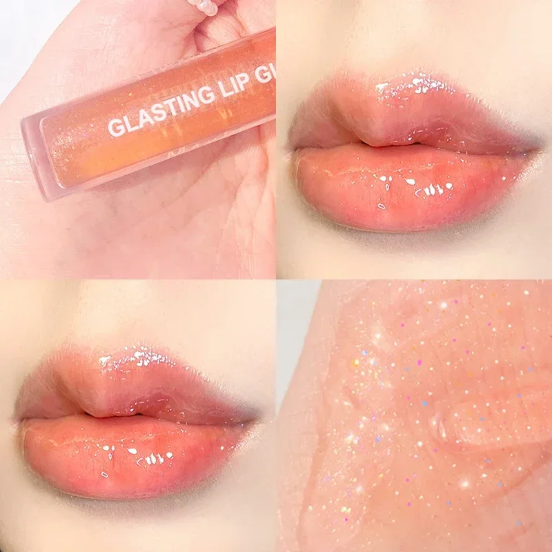 High Gloss Hidratante Lip Gloss, Nutritivo Lip Gloss, Reduzir Lips Lines, Plumping Soro, Lip Oil Care, Beleza