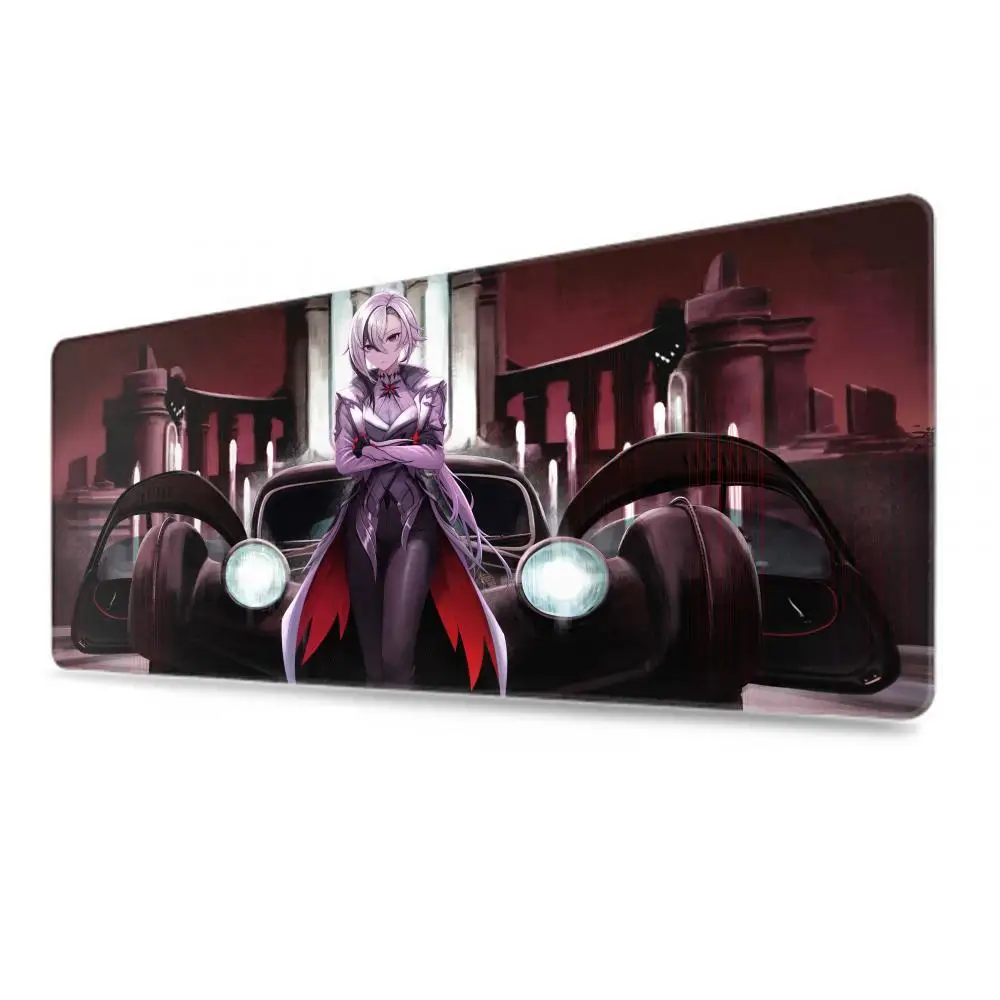 Genshin Impact Arlecchino Mouse Pad Anime Cartoon Girl Keyboard Rug PC Gaming Accessories Mousepad Laptop Speed Desk Mat Carpet