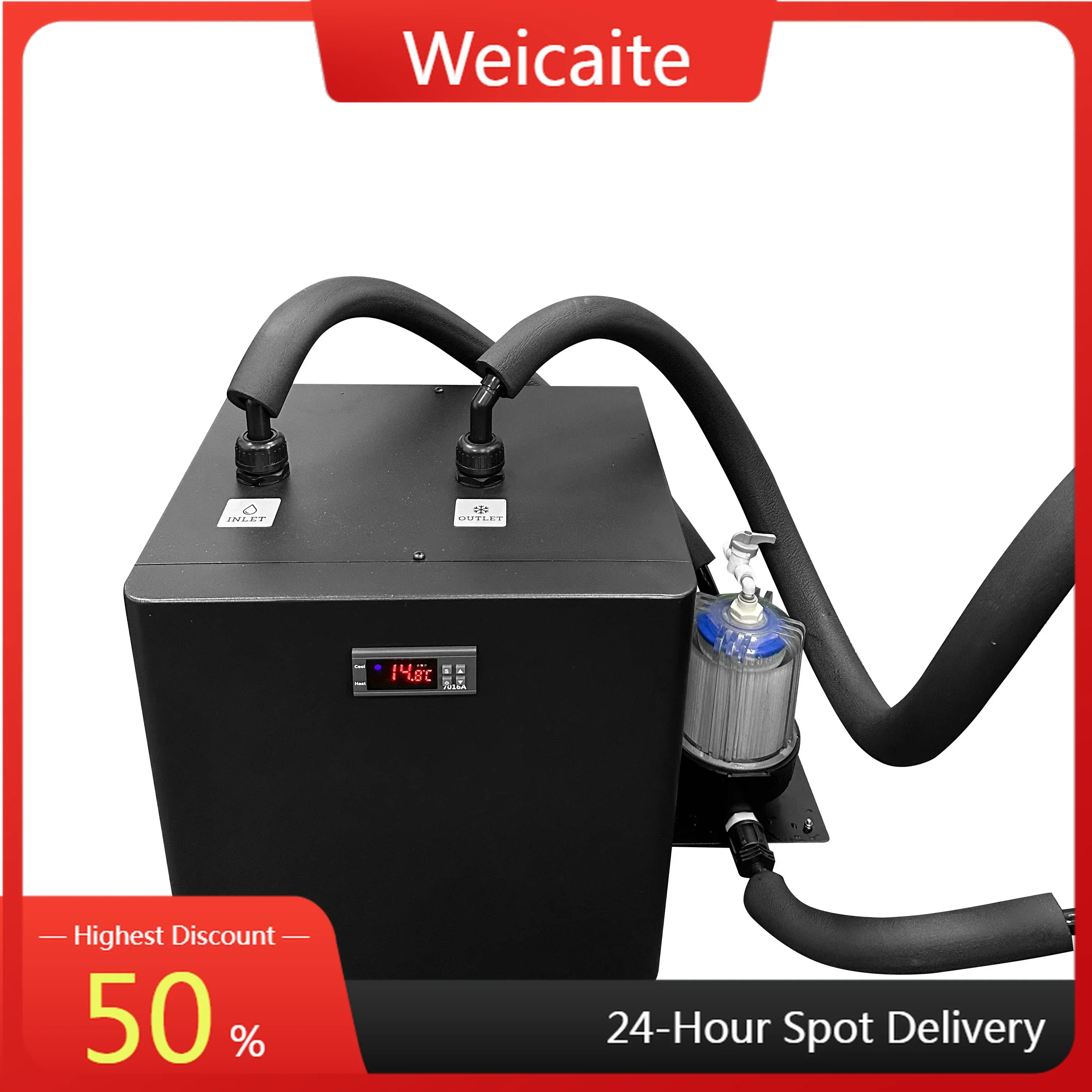 

Popular Cold Plunge Machine for Recovery Cold Water Barrel Ice Bath Tubs Chiller with Filter