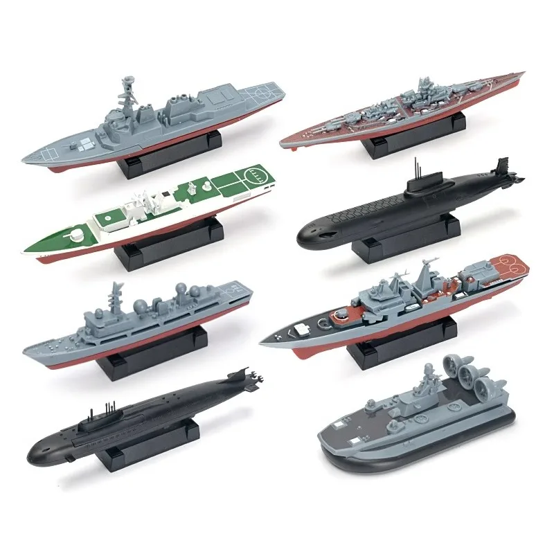 

4D сборка 8 модель военного корабля 815 электронный разведный корабль Зубр на воздушной подушке посадка ремесло моделирование военные игрушки