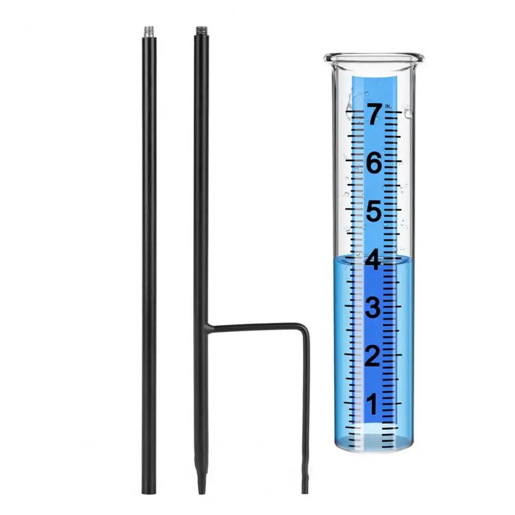 Rain Gauge Clear Scale Rain Water Measuring Tool Outdoor