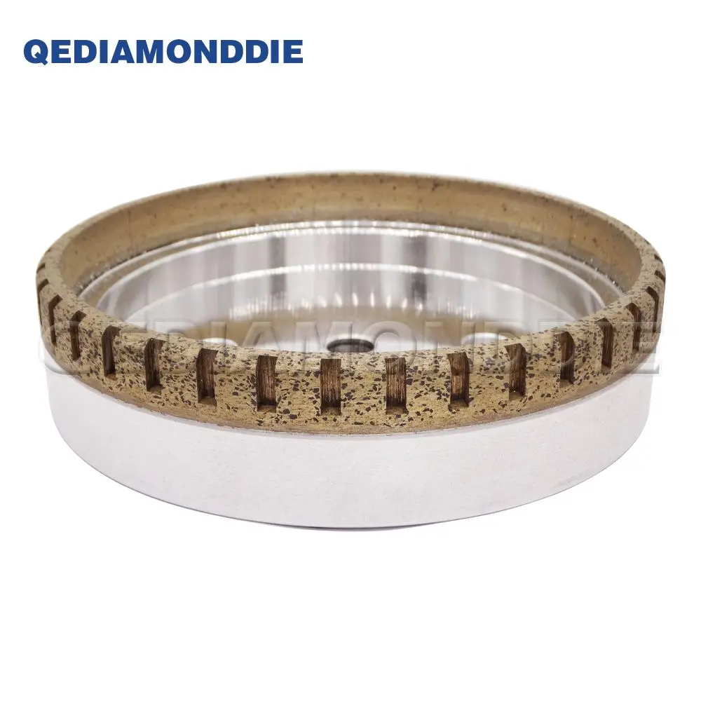 Outer Segmented Diamond Cup Wheel Metal Bond Segmented Diamond Grinding Wheel For Glass Straight Line Edging & Beveling Machine