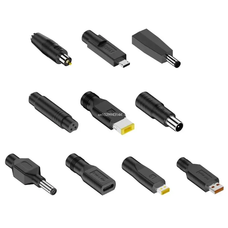 DCs Charging Connector DCs Plug Connector Tips for Reliable Power Source 5521 to Type-c 5521 to X205T,5521 to 7.6 Dropship