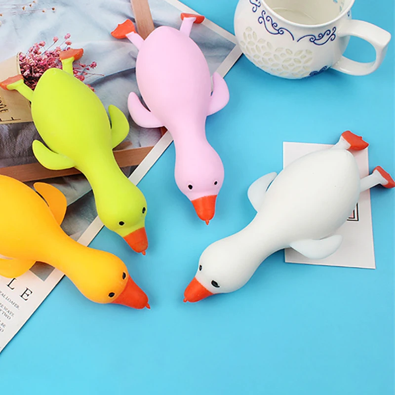 Antistress Duck Squeeze Toys Soft Goose Cute Kawaii Animals Vent Toys For Kids Adults Decompression Stretch Toys For Children