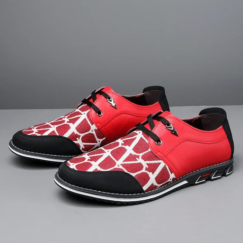 Scarpe sportive da Golf maschili rosse nere Plus Size 47 48 49 50 scarpe da ginnastica da Golf per il tempo libero giovanile Over Size 39-50 scarpe da ginnastica da Golf da uomo