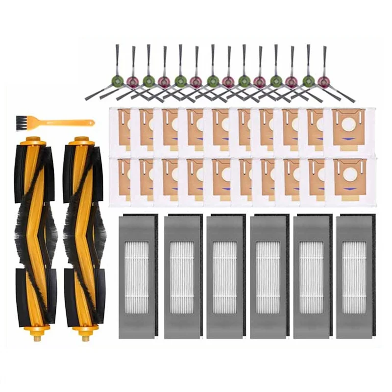 LUWEI فرشاة رئيسية فرشاة جانبية تصفية كيس لجميع الغبار قطع غيار لـ Ecovacs DEEBOT OZMO T9 AIVI T8 AIVI N8 Pro #1