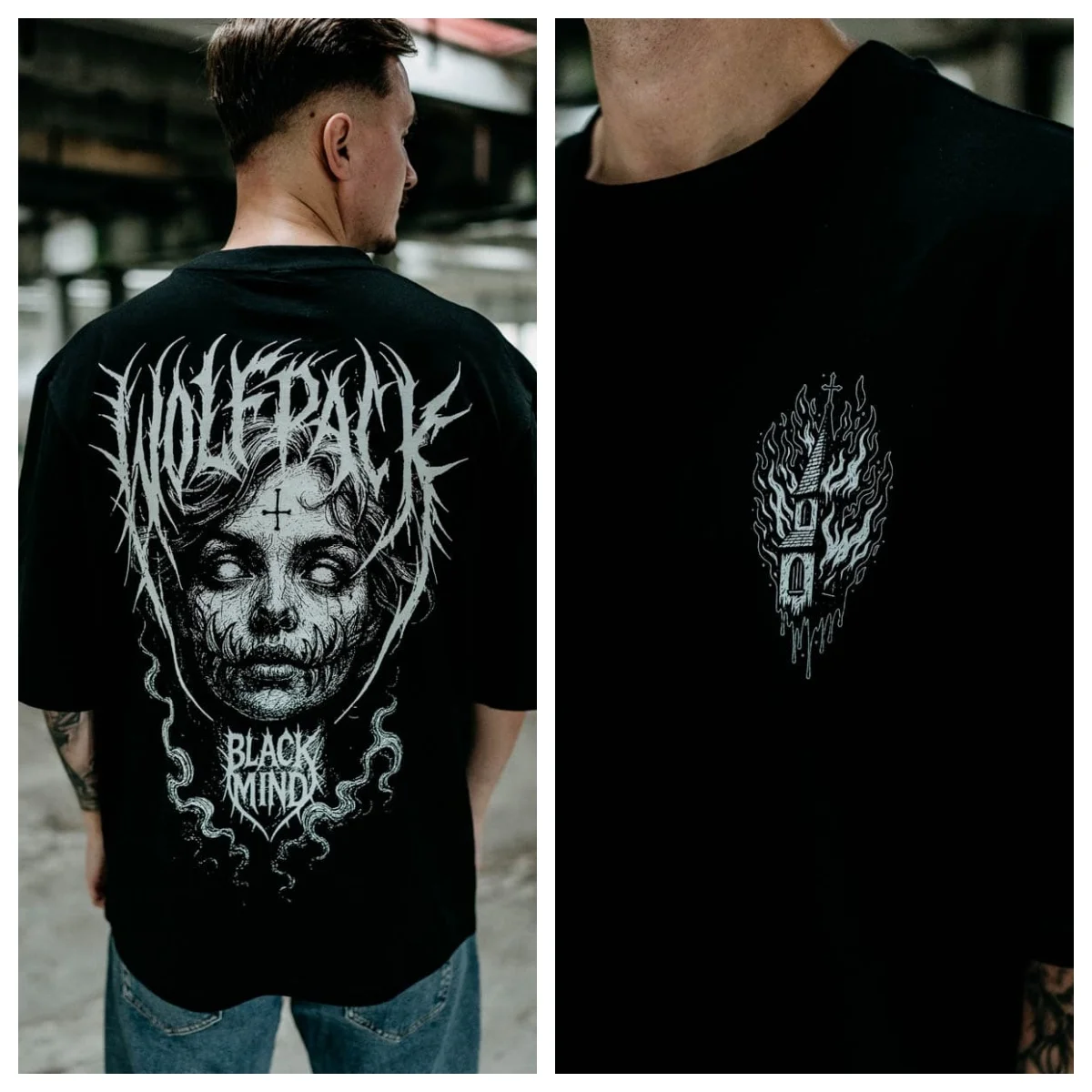 ABYSS HOUND OVERSIZED Retro Tattoo Art Style Summer Casual T-Shirt Men's and Women's Luxury Brand Top 2026 New