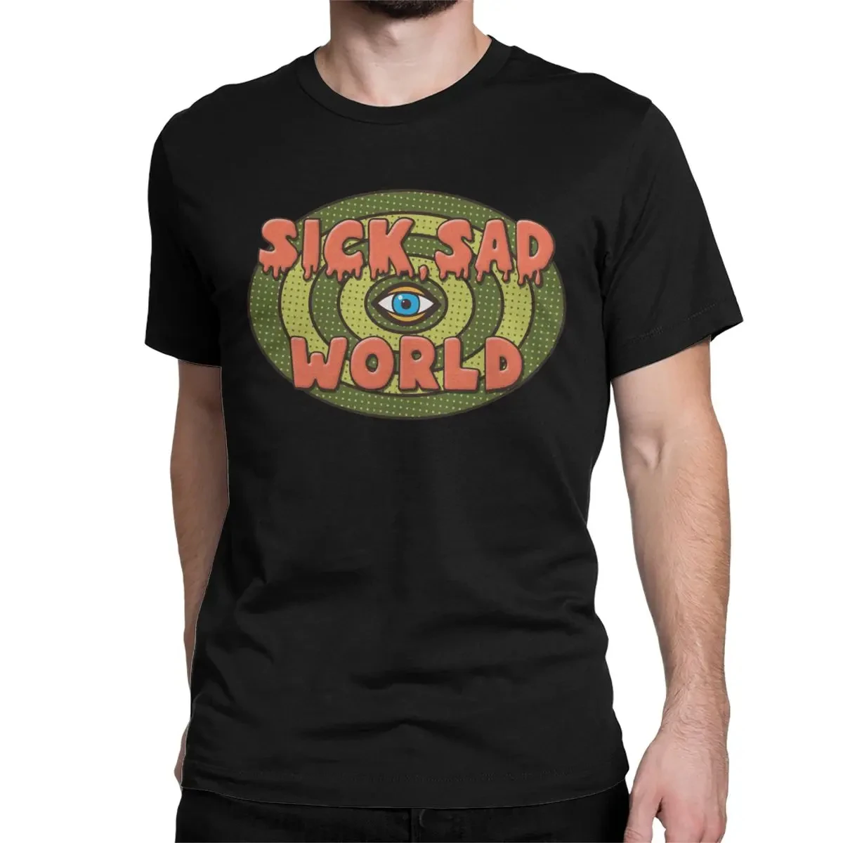 This Sick Sad World T-Shirts Men Women Beavis and Butthead 90s Cartoon BB Cotton Tees O Neck Short Sleeve T Shirts Gift Clothing