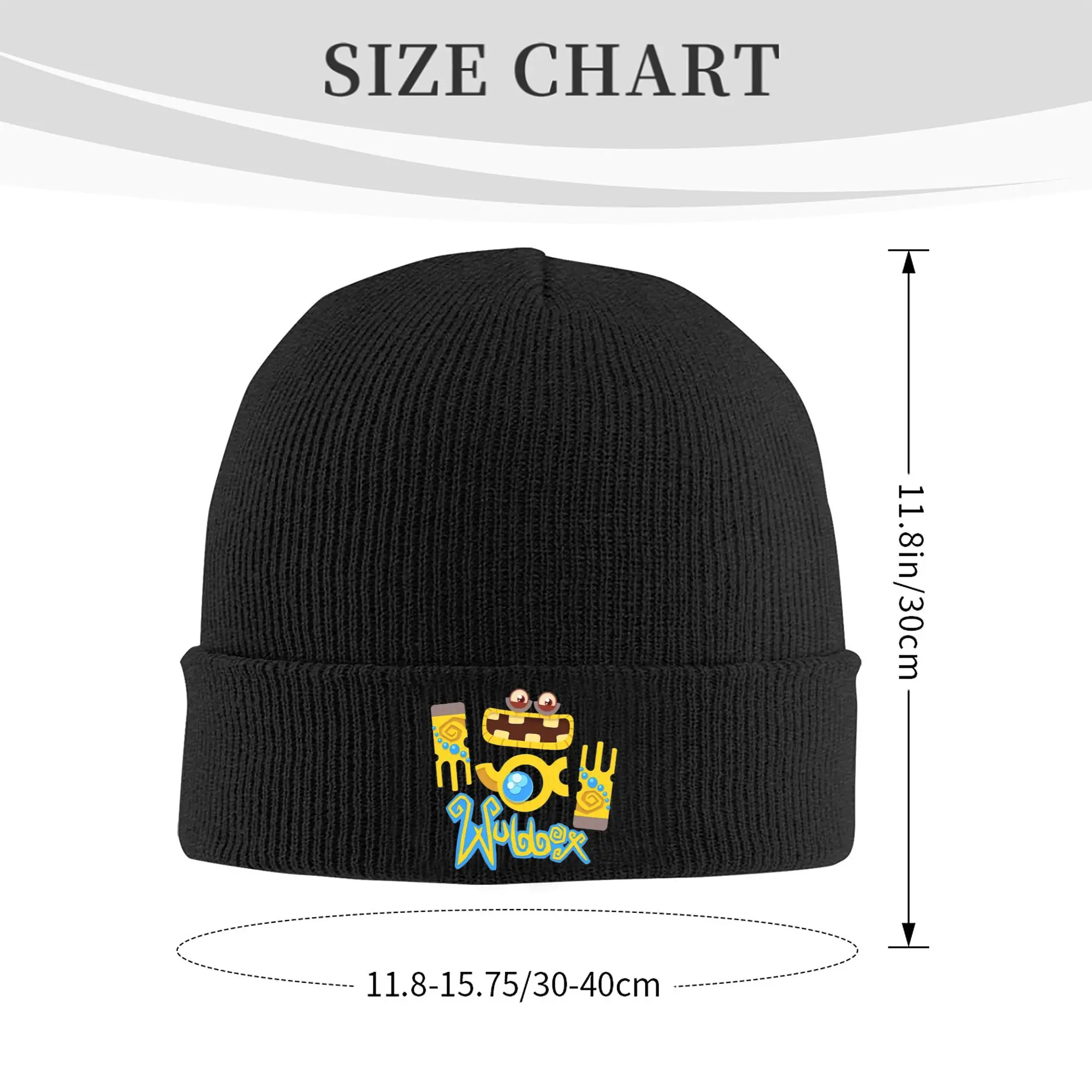 My Singing Monsters Wubbox  Rib Knit Cuffed Beanie For Women Men Funny Game Winter Bonnet Hats