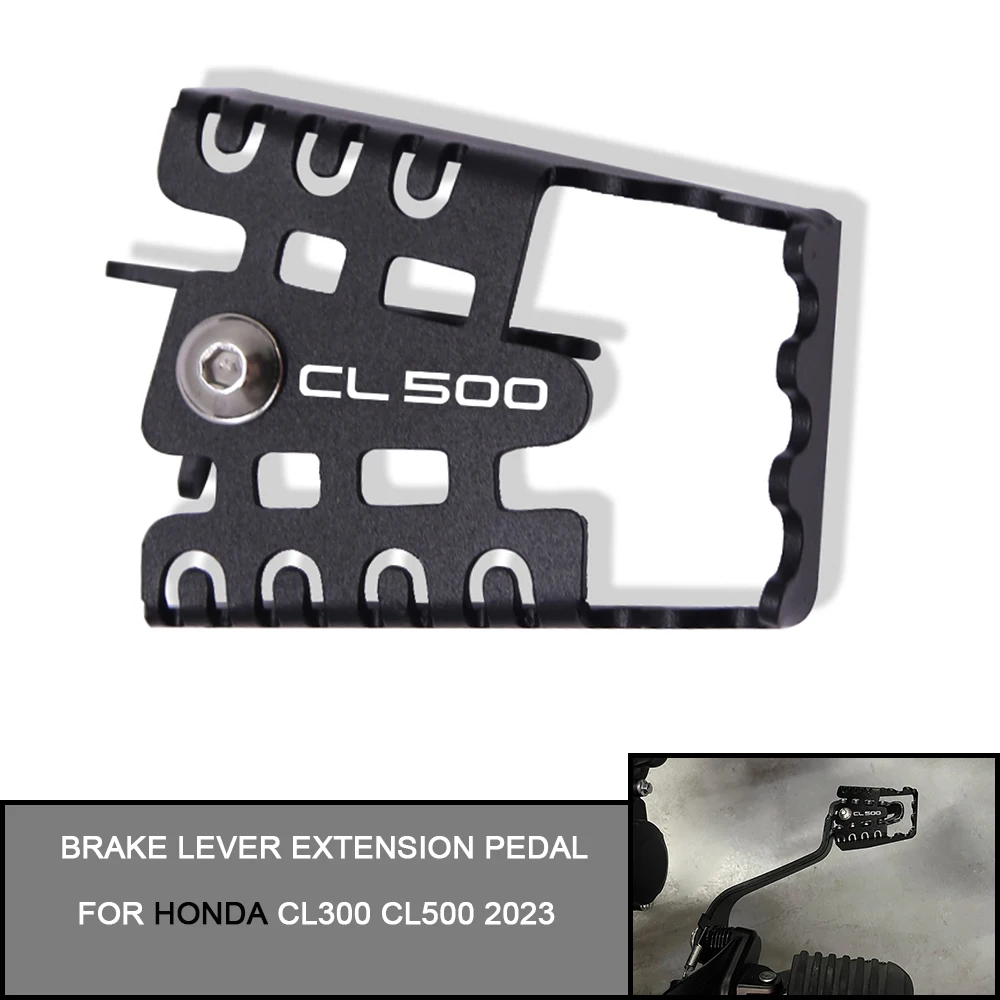 

For HONDA CL300 CL500 2023 Climbing Style Brake Lever Extension Pedal Tip Plate Enlargement Extender CL300 CL500 Brake Pedal