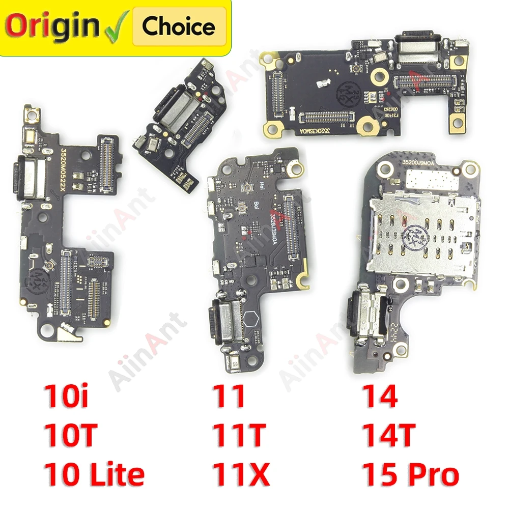 Bottom Dock USB Charger Board Charging Connector Port Flex Cable For Xiaomi Mi 15 14 14T 11 11T 10 10i 10T 11i 11X Lite Pro Plus