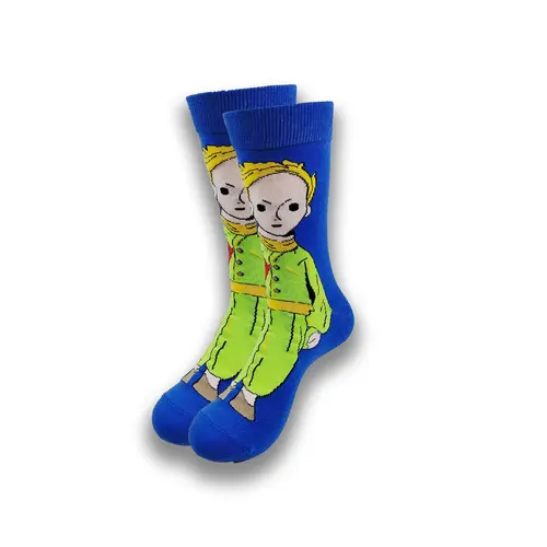Imagen 2 del producto 1 par de calcetines Unisex cómodos con personalidad de personajes de película de terror calcetines de moda para hombres
