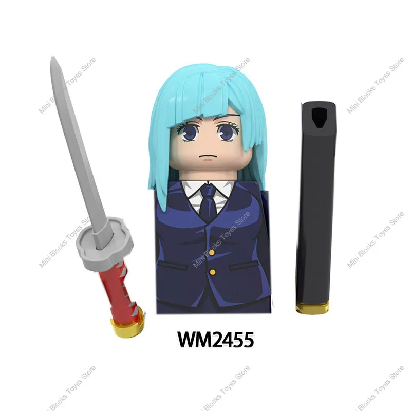 WM6139 Jujutsu Kaisen Itadori Yuji Megumi Gojo Satoru Geto Rogo Mahito Hanao Mini figuras de juguete de acción bloques de construcción WM6140