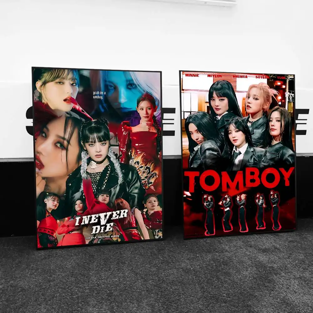 Kpop Girls G-GIDLE (G)I-DLE Poster Print A5 A4 A3 A2 Wall Art Decor For Room Office Gift For Fans