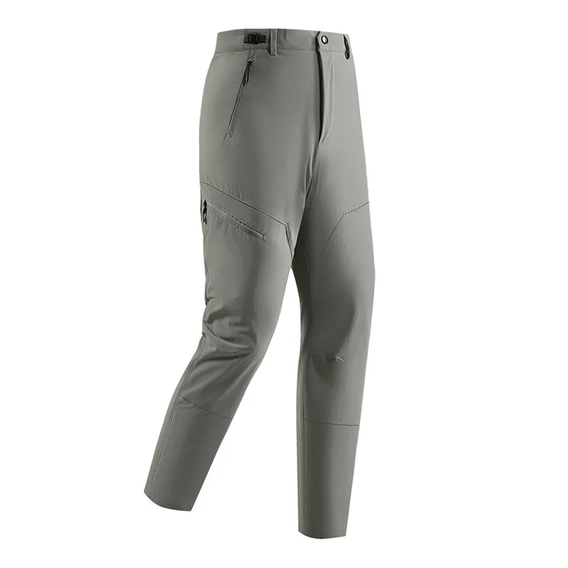 

Trendy Men's Outdoor Jacket Pants Fashionable Solid-color Wilderness Casual Pants Hiking Pants Soft Durable Windproof Waterproof