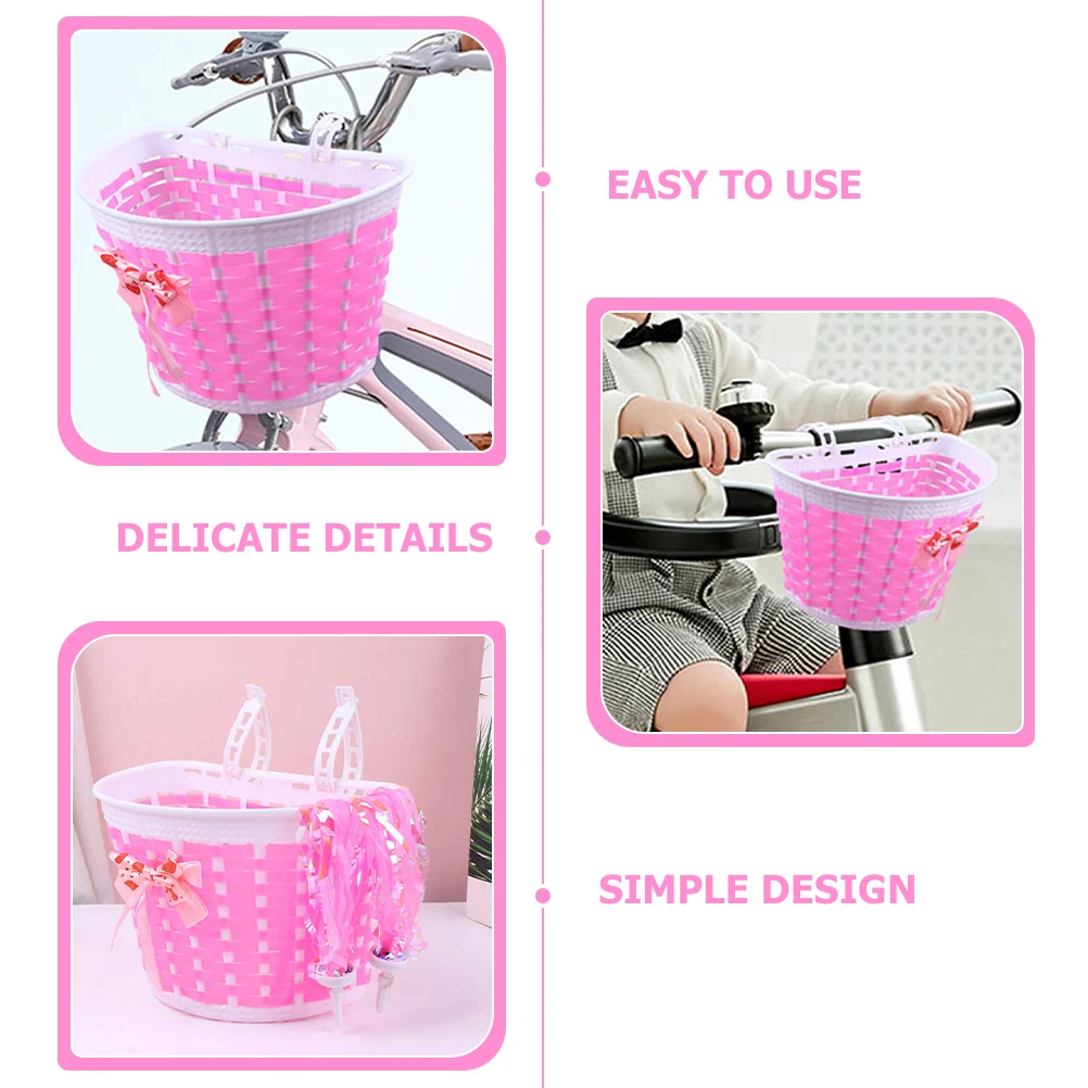 

Bike Basket Car Streamer Supplies Front Cute Decoration Bicycle Mount Decorative Streamers Adorable