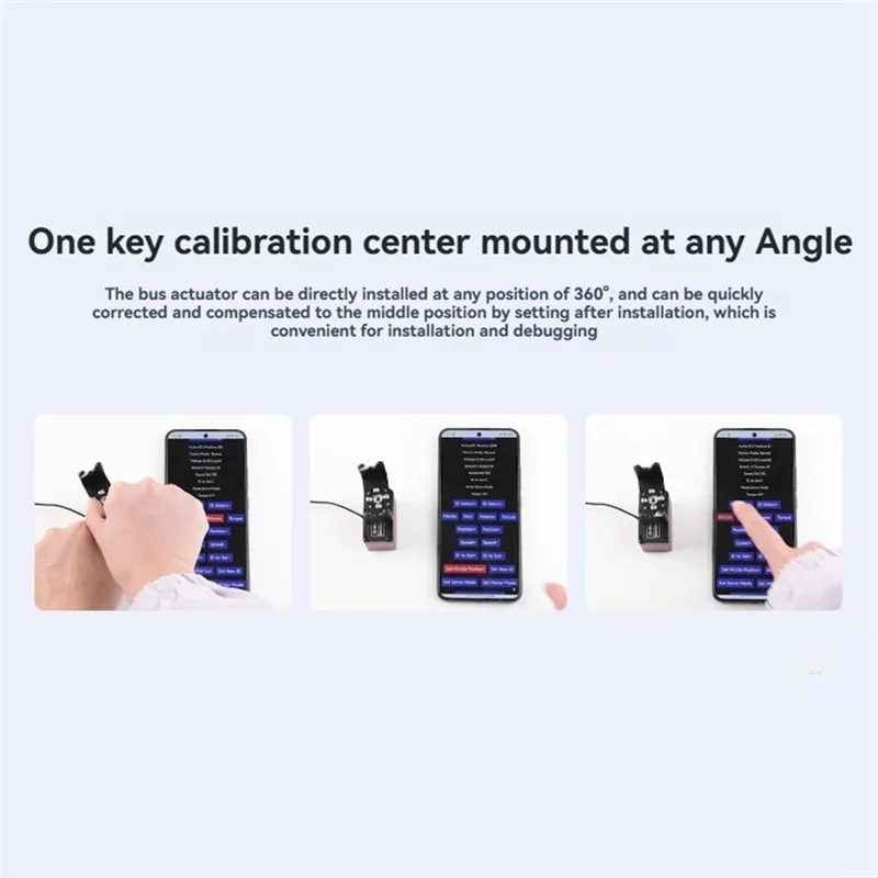 Servo Bus Waveshare 35KG.Cm Presisi Tinggi Dan Servo Bus Torsi Besar Dengan 360 yang Dapat Diprogram °   Encoder Magnetik