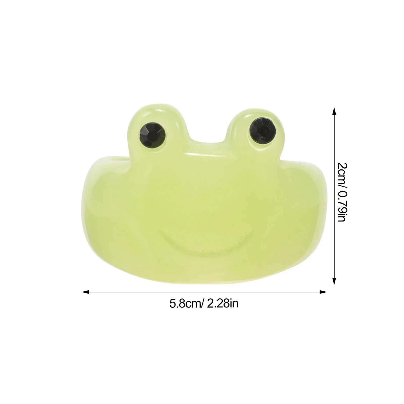 Детский зеленый браслет из смолы, милый детский браслет с героями мультфильмов, гладкая поверхность, повседневная одежда, аксессуар на запястье, мультяшный браслет