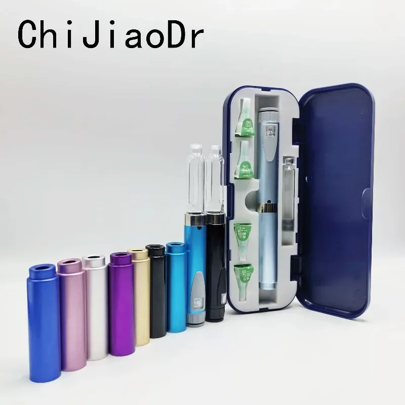 

Reusable Metal V2 Injection Pen for Syringes Sterile Rotating Press Injection Pen Magic Pen Ink Cartridge 3ml Insulin