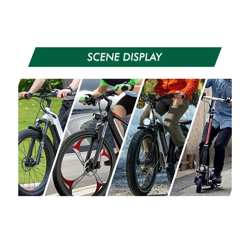 P5C Electric Bike LCD Display Meter 24V-60V Ebike Intelligent Display IP67 UART Colorful LCD Display Meter