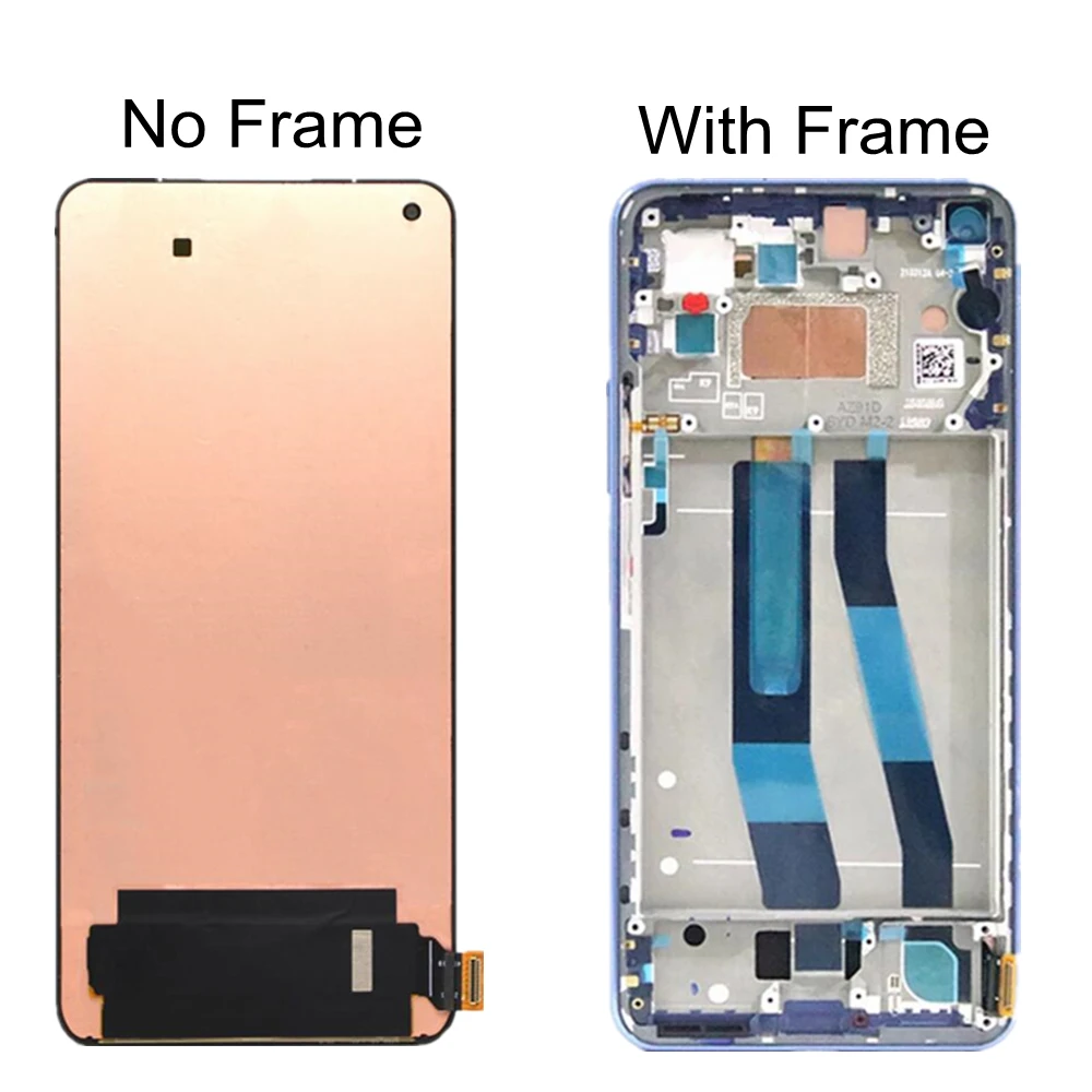 AMOLED For XIAOMI Mi 11 Lite 5G LCD Display M2101K9AG Touch Screen Digitizer Replacement For Mi11 Lite M2101K9G LCD Display