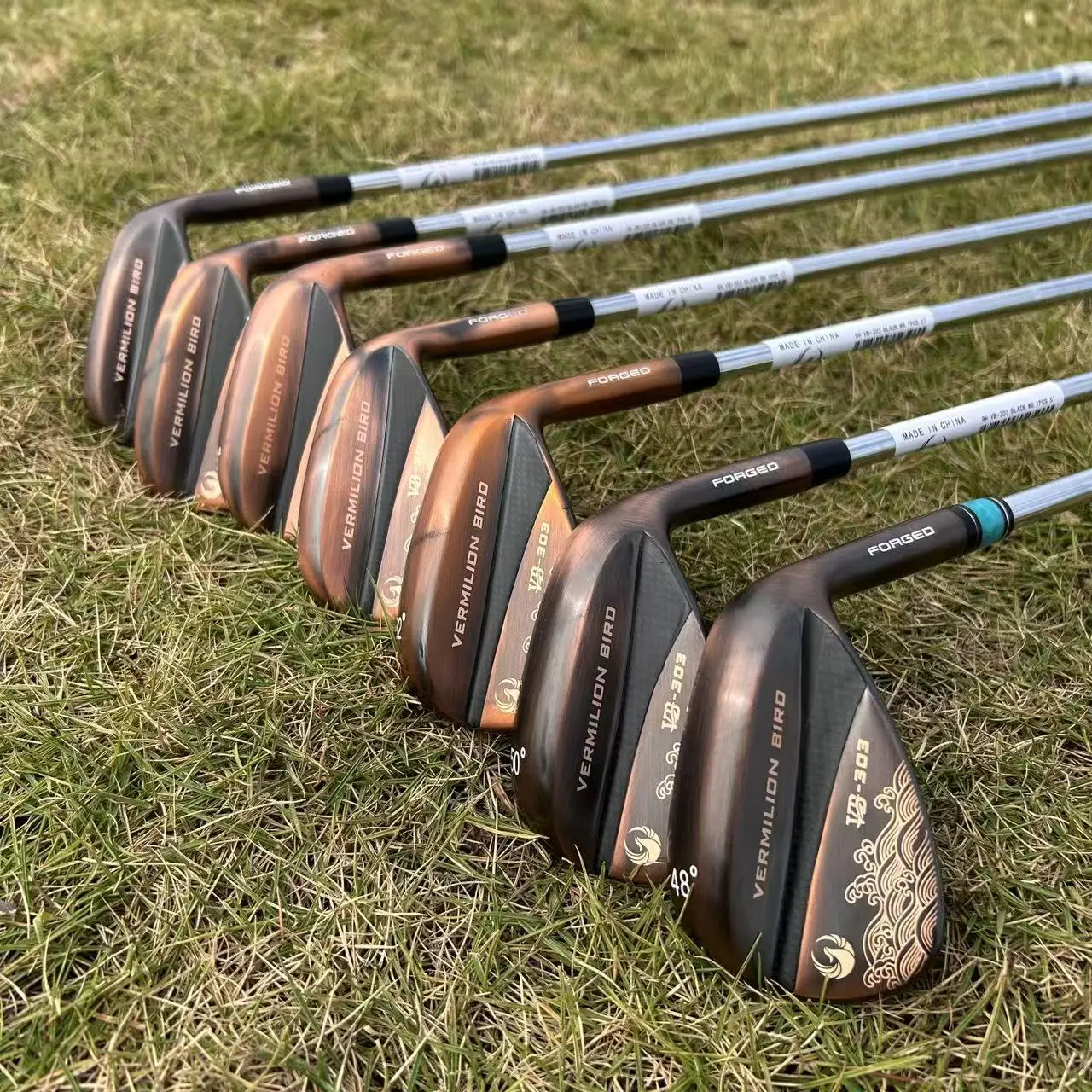 

Vermilion Bird VB303 Golf Sand Wedge 50° 52° 54° 56° 58°, Forged Wedge Set for Bunker/Pitching/Chipping, Right Hand