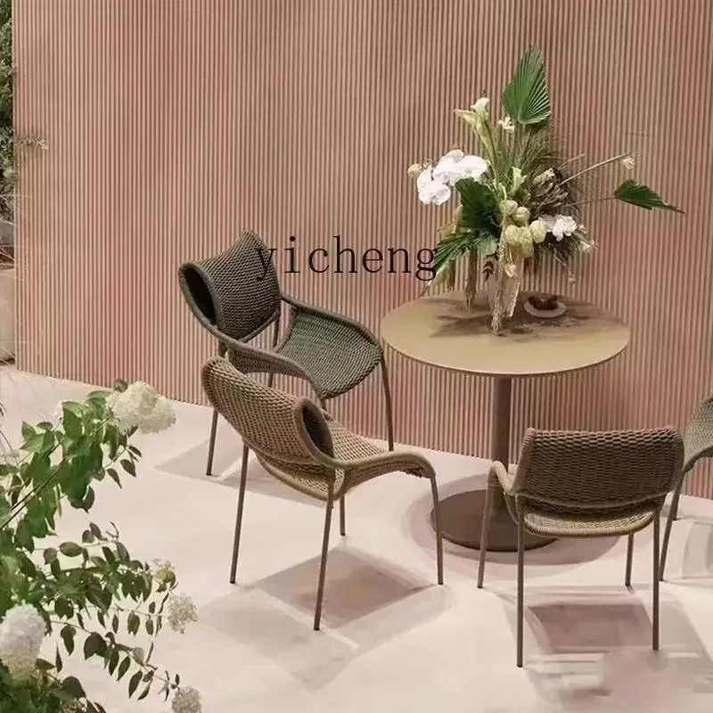 ZC B & B courtyard outdoor sofa dining table and chair combination rocking chair coffee table terrace furniture