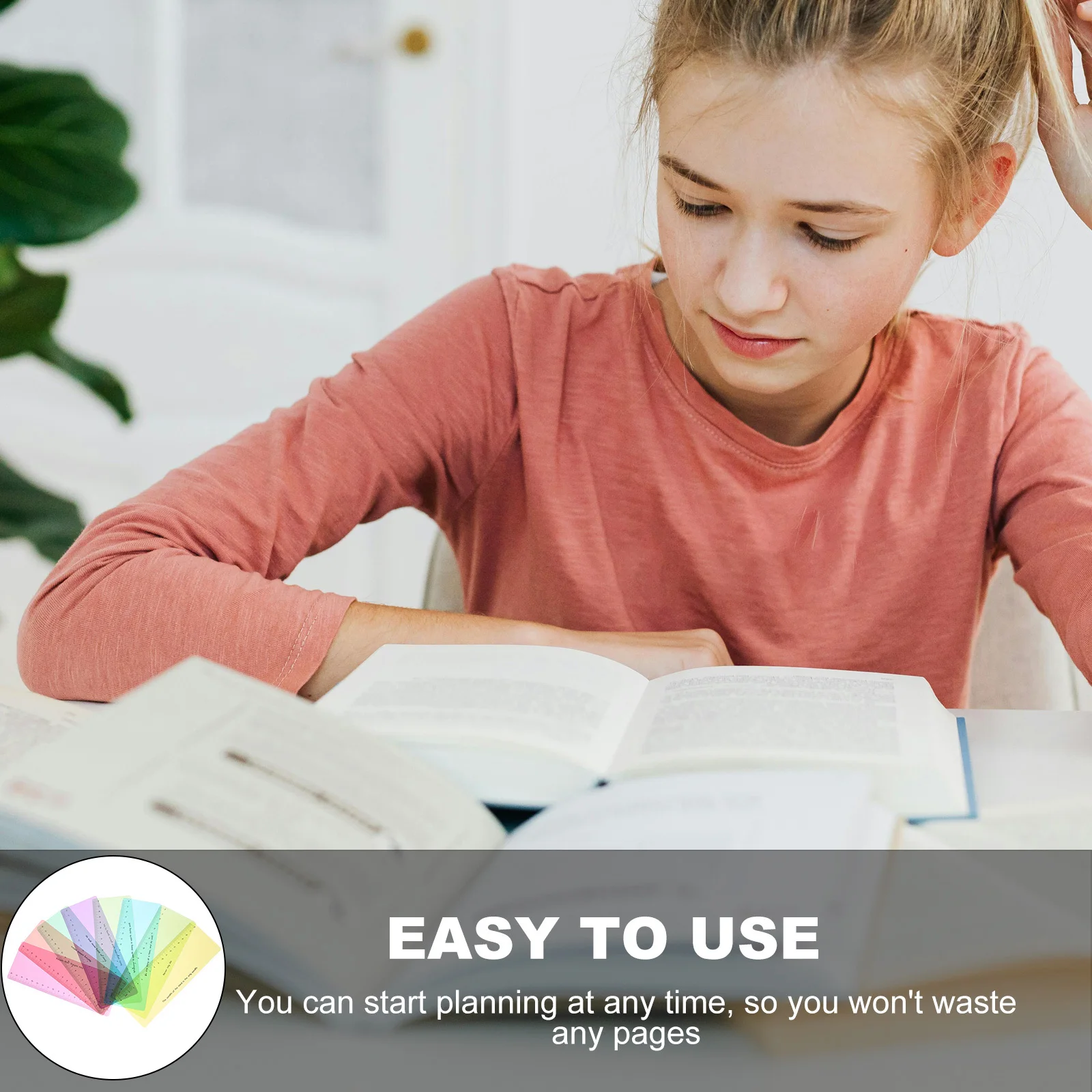 1 مجموعة 1 مجموعة الملونة المرجعية حاكم القراءة دليل قطاع للطلاب أداة التعلم تسليط الضوء على تتبع علامة حامل الصفحة