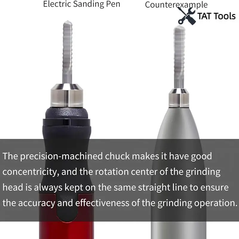

Portable Electric Sanding And Sharpening Pen - Suitable For Detail Grinding,With 3Mm Drill Bits, Pen Sharpening Set