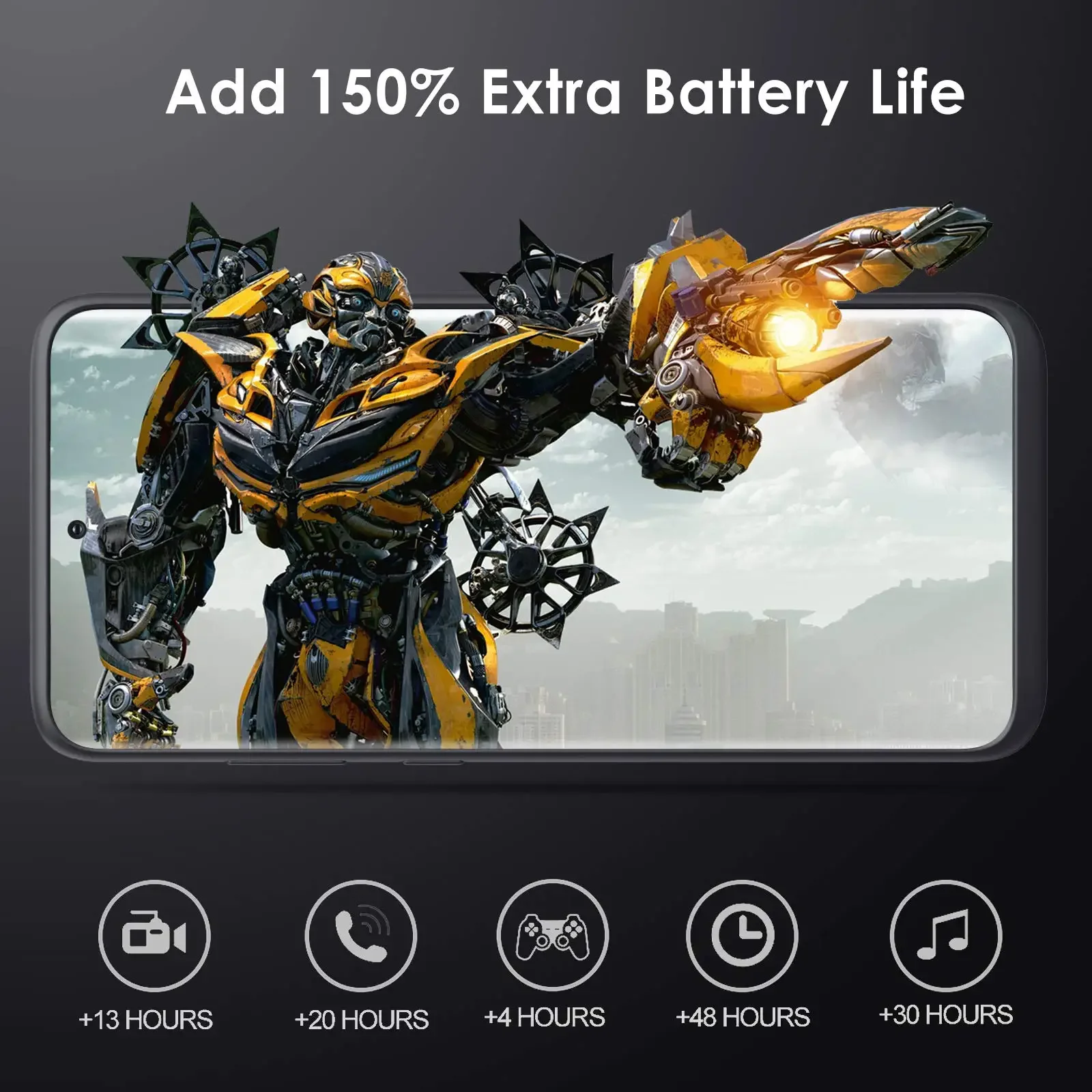 8500mAh Battery Charger Case for Samsung Galaxy S20 Ultra Portable Charging Cover Rechargeable Extended Battery Pack Power Bank