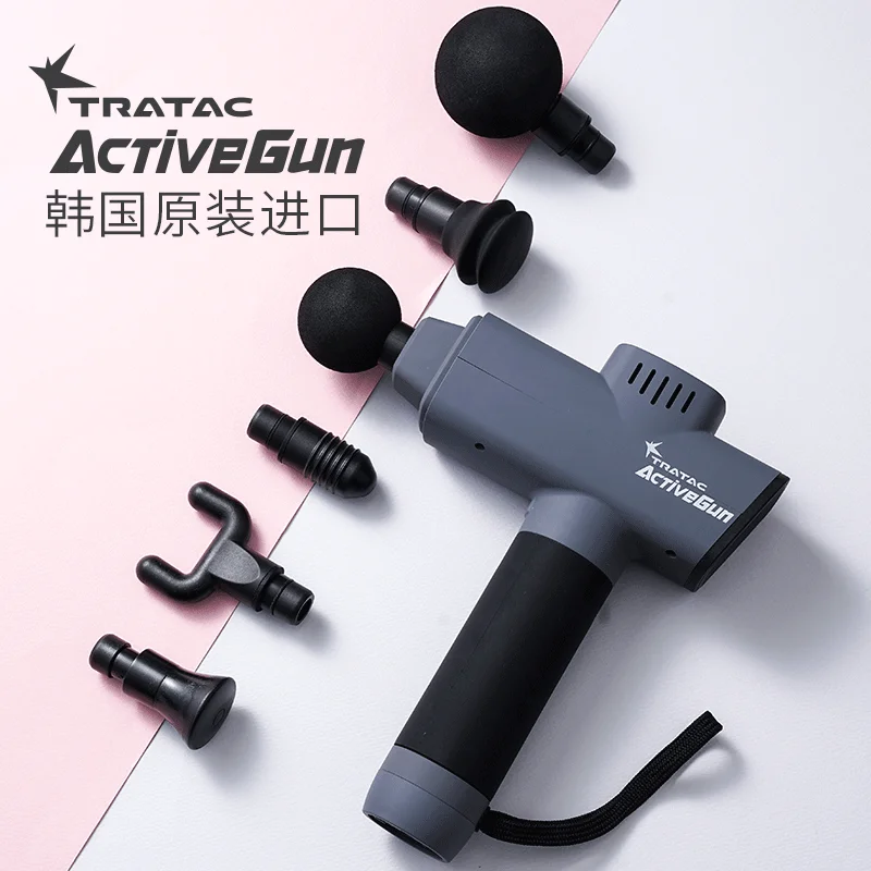 

TRATAC ACTIVE GUN Massage Gun Cordless Rechargeable Muscle Stimulator Deep Tissue Massager Body Relaxation Shaping Pain Relief