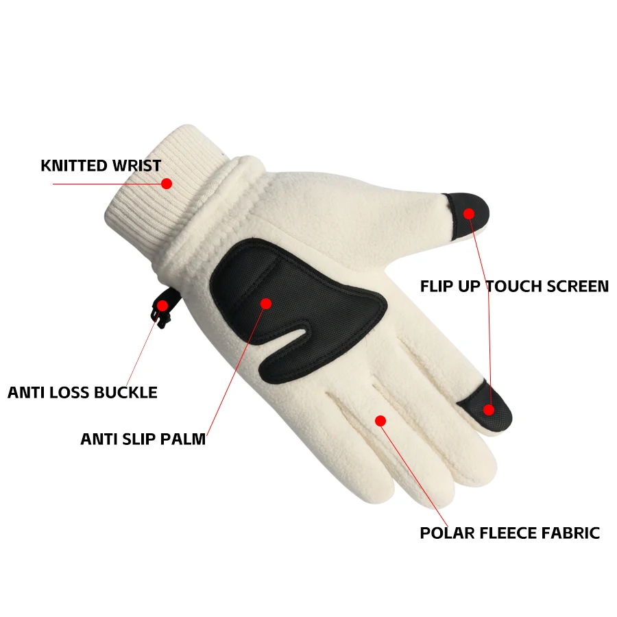 Gloves For Cold Weather Men,Thermal Winter Gloves With Touchscreen Fingers,Warm Gloves For Women
