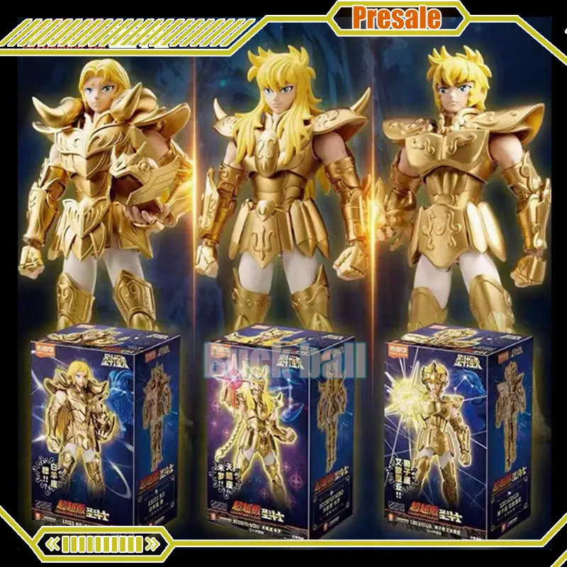 In Stock Blokees Saint Seiya Aries Mu Anime Figure Champion Class Masami Kurumada Action Figure Decortion Kid Christmas Gift Toy