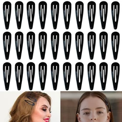 Pinzas para el pelo de 5cm para mujer, horquillas BB, pasadores de Metal de Color, pinzas de cocodrilo a presión, accesorios para el cabello, 40 piezas