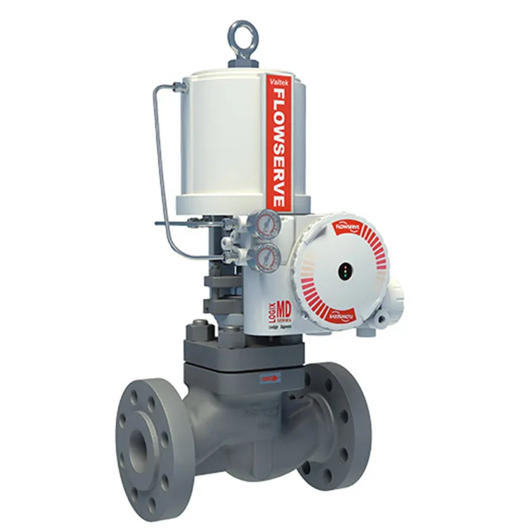 Valtek Mark One globe control valve for liquid and gaseous services with SVI1000 positioner