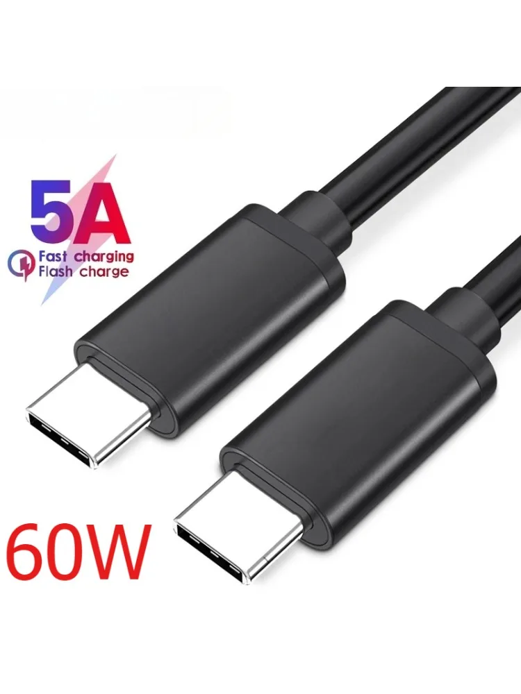0,3 m/0,5/1 m/1,5 m/2 m 60 W Type C naar Type C Snel opladen Telefoondatakabels USB C Snellaaddraad Snel opladen 3.0 datakabels - afbeelding 2