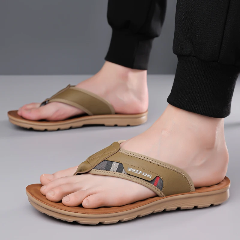 

Летние мужские дышащие удобные, простые, элегантные, высококачественные, износостойкие, походная обувь для ног, пляжные шлепанцы