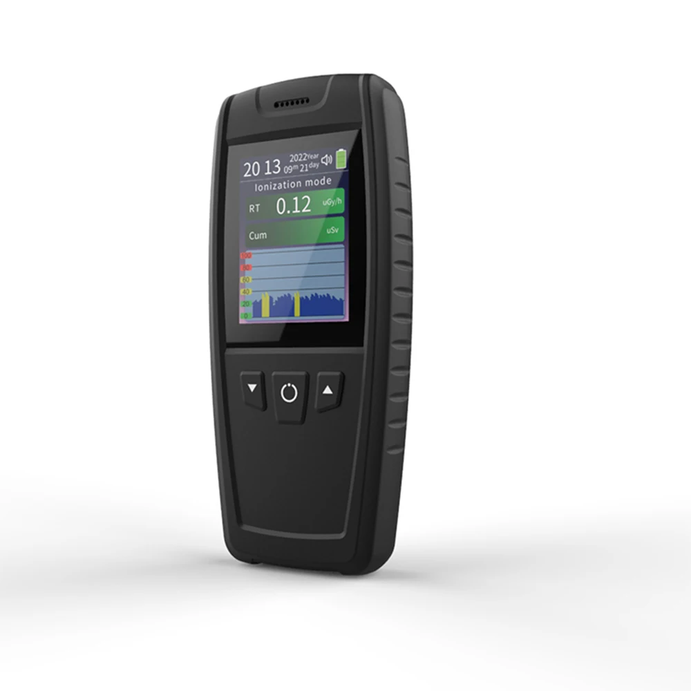 

High Sensitivity Accuracy Geiger Counter Dosage Alarm Device Rechargeable Nuclear Radiation Ionizing Radiation Detector