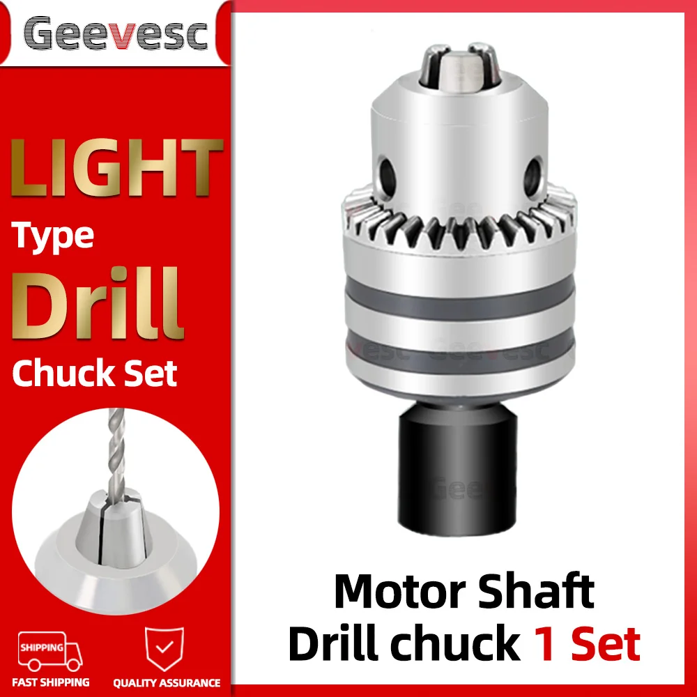 tipo de Luz Adaptador de Broca Chuck Chuck Broca do Eixo do Motor B10 B12 B16 B18 Bloqueio Adaptador de Broca Chuck Cônico da Máquina do Motor da Manga