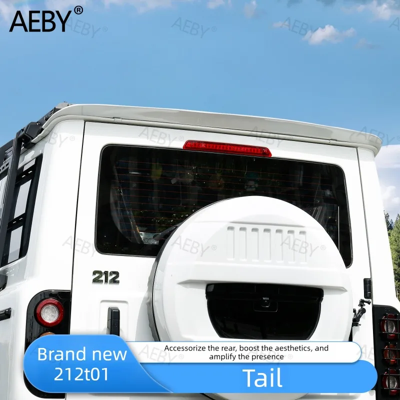 

AEBY For BAIC 212 T01 Rear roof spoiler roof wing ABS,plasticsport style,Rear wing modified roof,Car Exterior Accessories