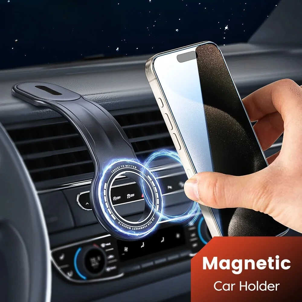 

Universal Magnetic Car Phone Holder Mobile Cell Phone Stand Mount Magnetic Suction Car Phone Holder For iPhone