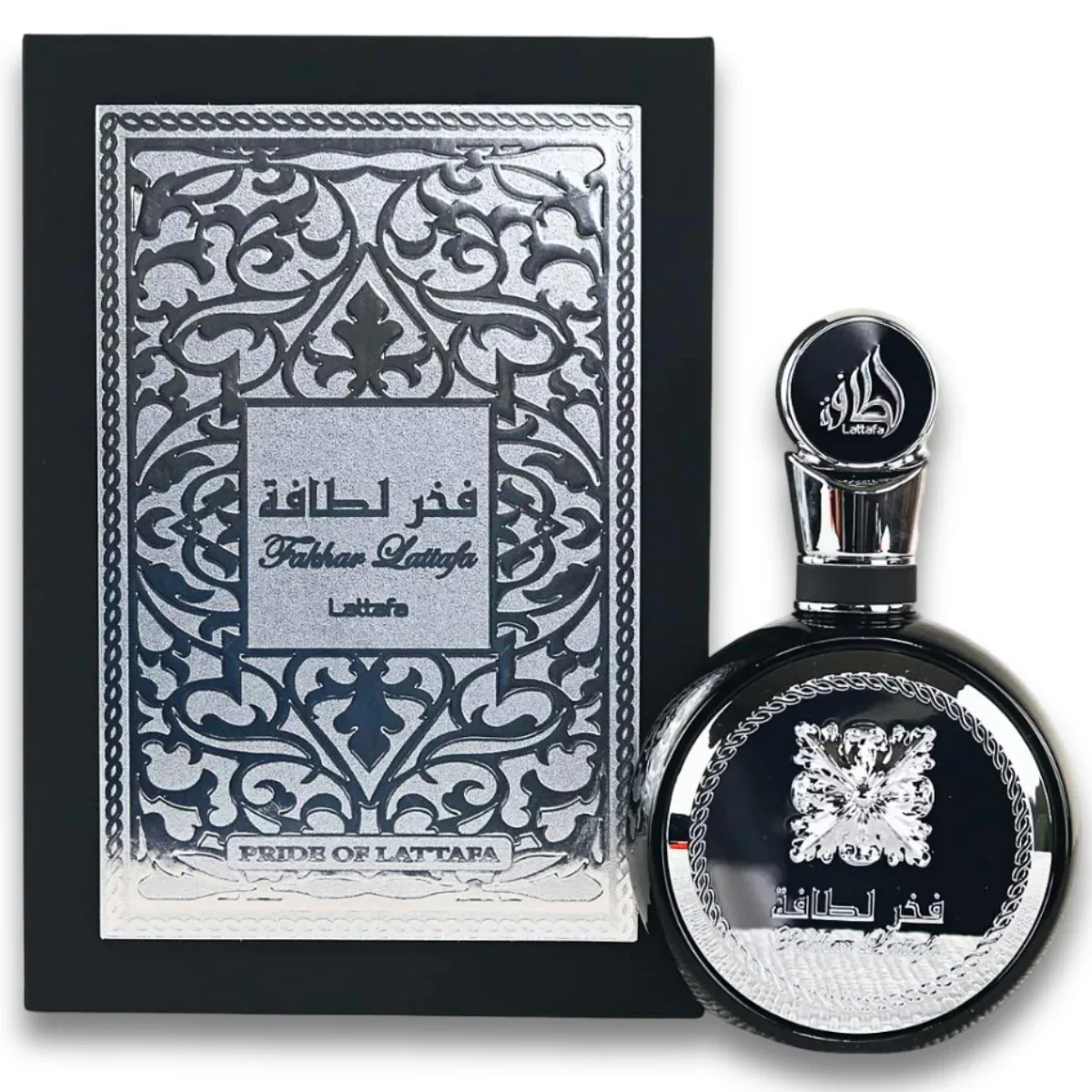 LATTAFA FAKHAR BLACK POUR HOMME EAU DE PARFUM X 100 ML. ***FRESCA Y AMBAR****