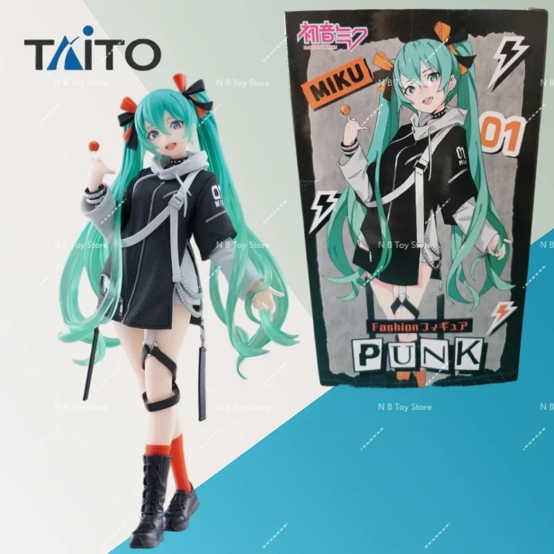 

В наличии подлинная мода TAITO VOCALOID Хацунэ Мику панк будущий пейзаж ручная модель игрушки подарки для фанатов