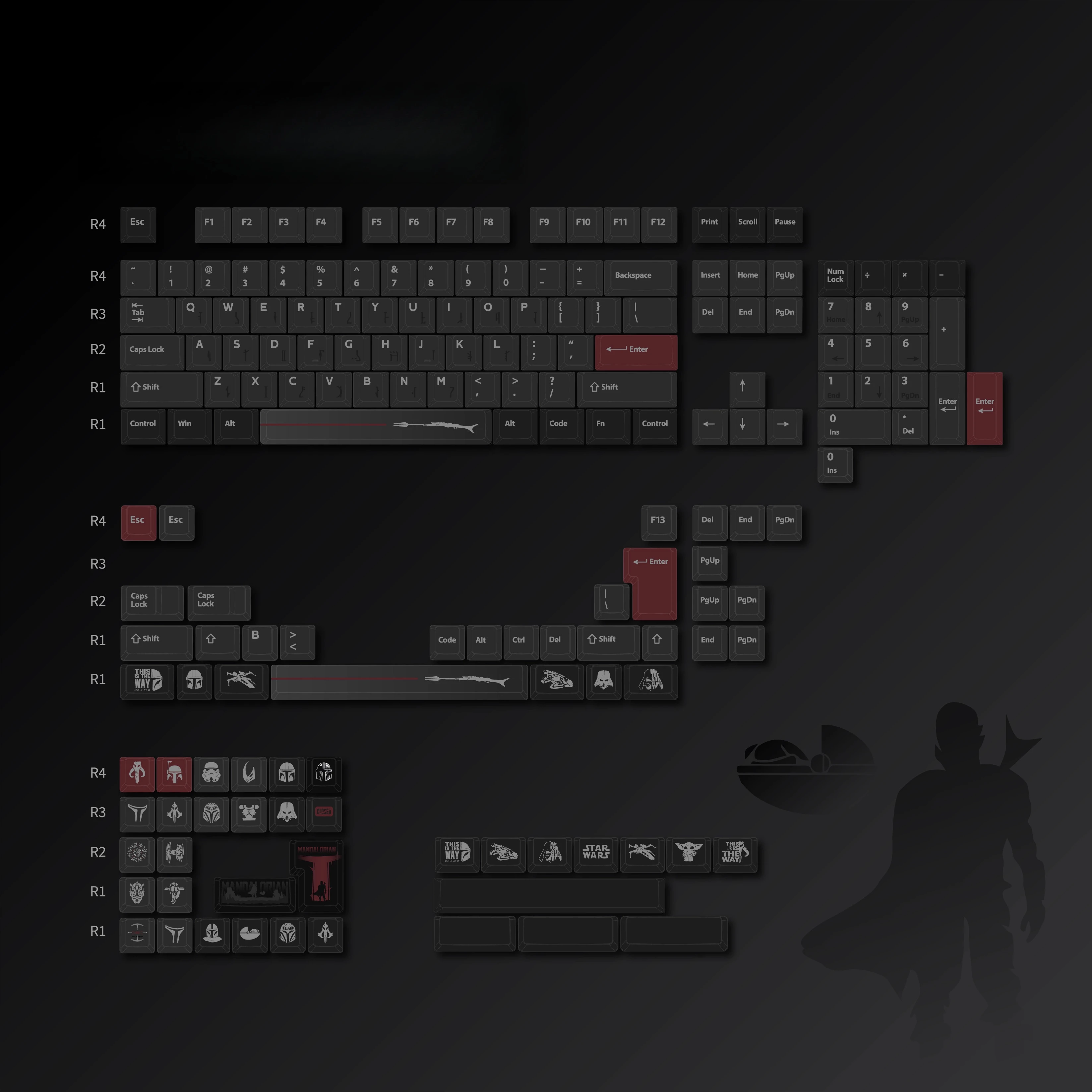 

Оригинальная научная тема — колпачки для клавиш Manda, оригинальная высота, 172-клавишная ПБТ, пятисторонняя сублимационная механическая клавиатура