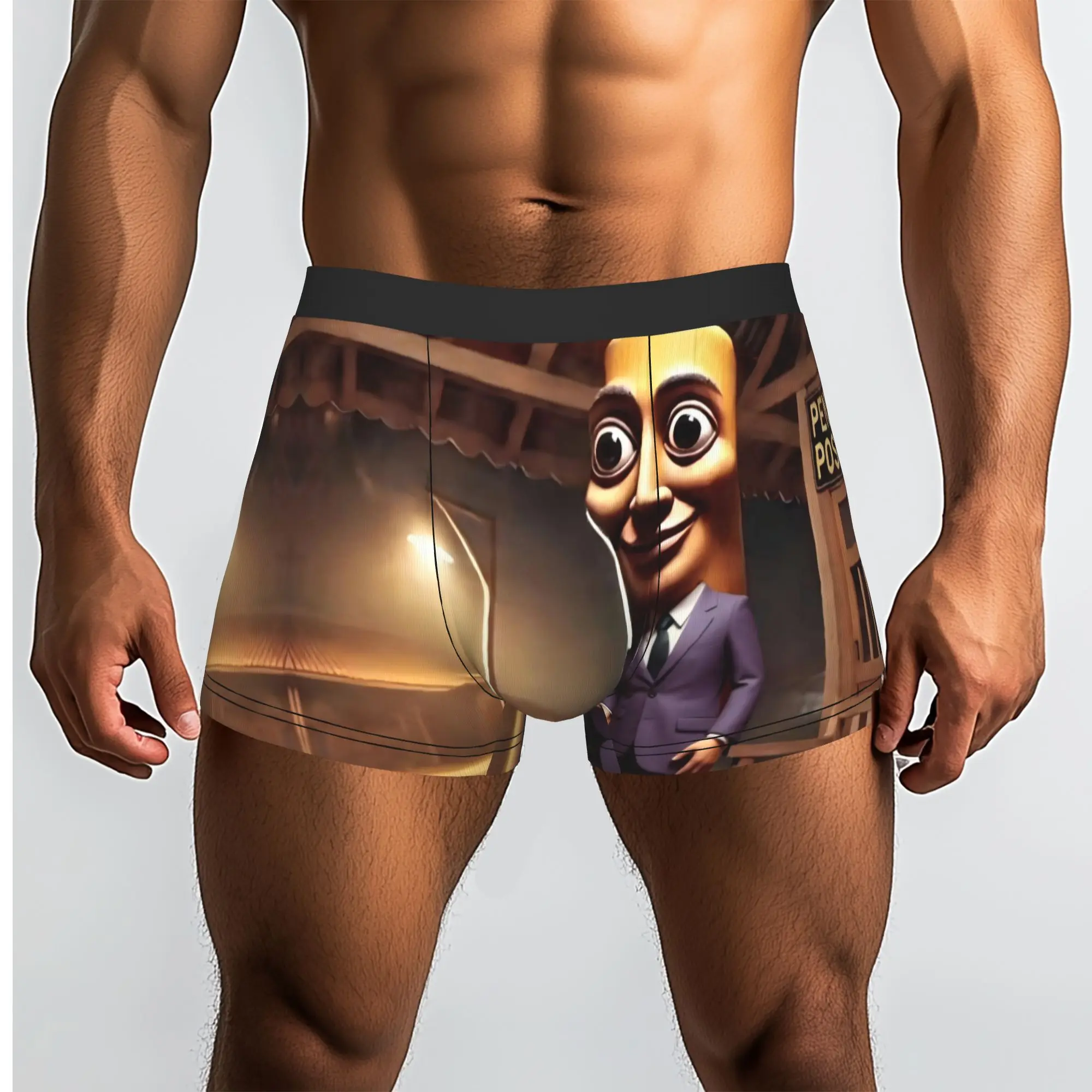 

Мужские трусы-боксеры Tung Tung Tung Sahur 12: дышащие, вентилируемые шорты