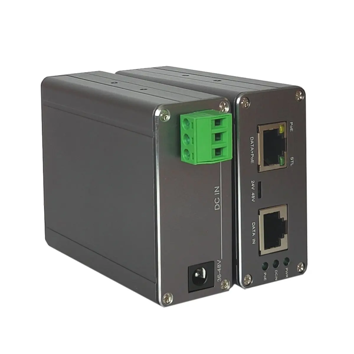 For V2 2.5G POE Injector for V2 36-48V Step Up 90w POE Output Support AC & DC Dual Power Supply